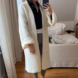 Commense Cream Knit Cardigan